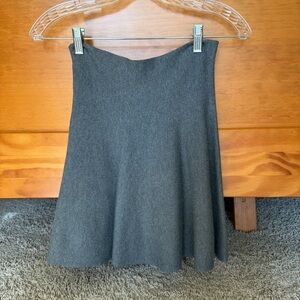 Chic Charcoal A-Line Women's Skirt